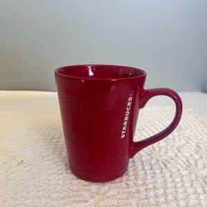 Starbucks 2017 Solid Red Classic Ceramic Coffee Mug 13fl Oz